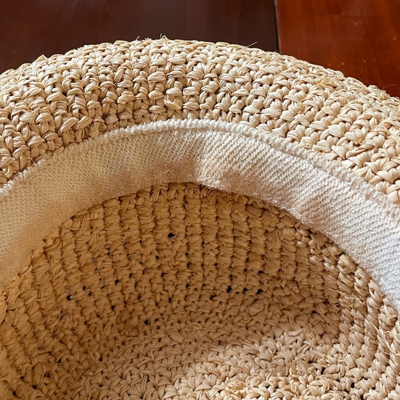 SCALA - CROCHETED RAFFIA UPBRIM HAT - Picture 7 of 7